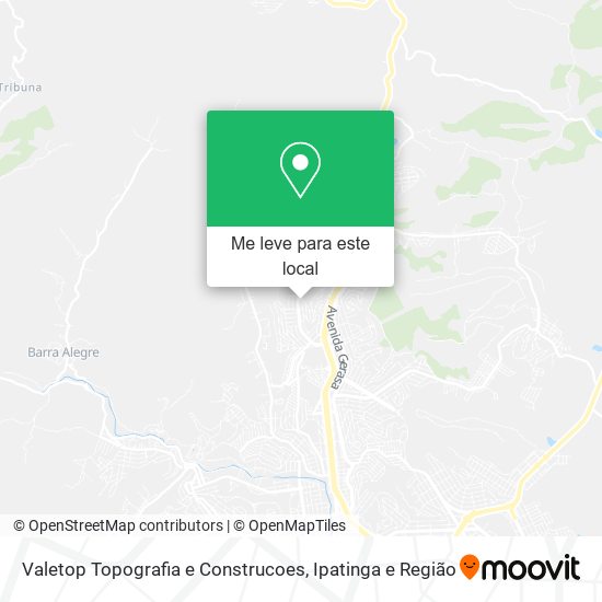 Valetop Topografia e Construcoes mapa