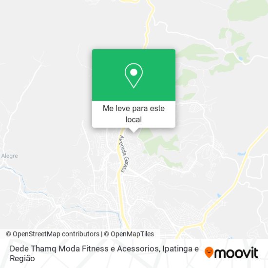 Dede Thamq Moda Fitness e Acessorios mapa