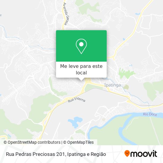 Rua Pedras Preciosas 201 mapa