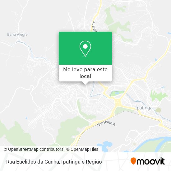 Rua Euclides da Cunha mapa