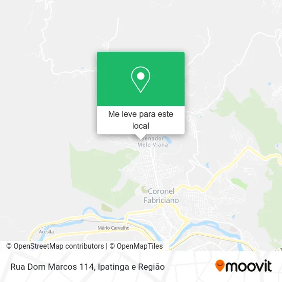 Rua Dom Marcos 114 mapa
