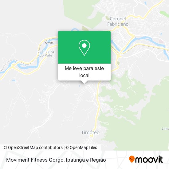 Moviment Fitness Gorgo mapa