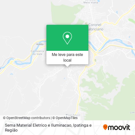 Sema Material Eletrico e Iluminacao mapa