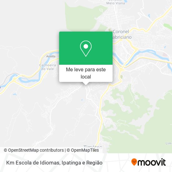 Km Escola de Idiomas mapa