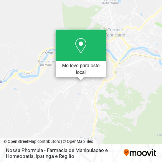 Nossa Phormula - Farmacia de Manipulacao e Homeopatia mapa