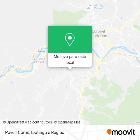 Pave I Come mapa