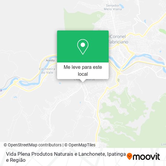 Vida Plena Produtos Naturais e Lanchonete mapa