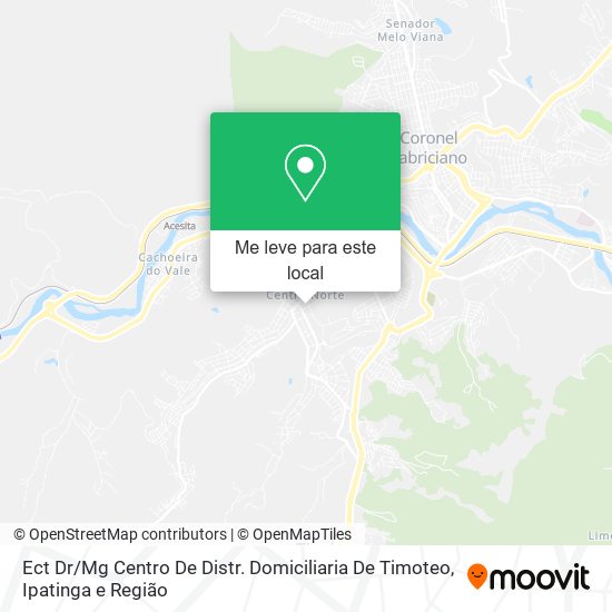 Ect Dr / Mg Centro De Distr. Domiciliaria De Timoteo mapa
