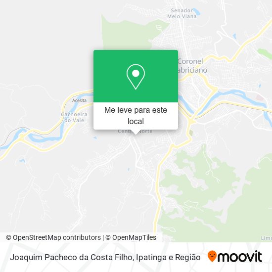 Joaquim Pacheco da Costa Filho mapa