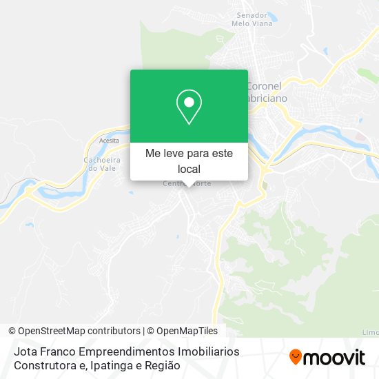 Jota Franco Empreendimentos Imobiliarios Construtora e mapa
