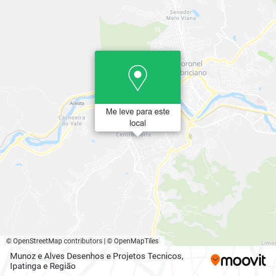 Munoz e Alves Desenhos e Projetos Tecnicos mapa