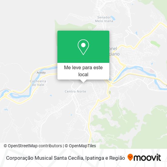 Corporação Musical Santa Cecília mapa