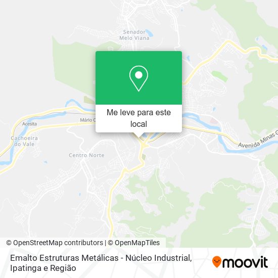 Emalto Estruturas Metálicas - Núcleo Industrial mapa