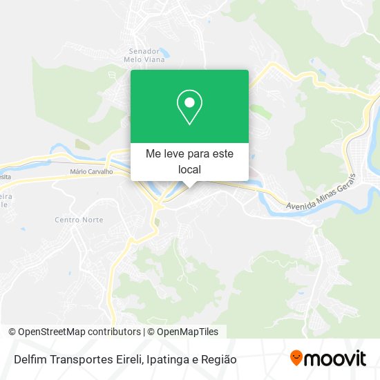 Delfim Transportes Eireli mapa