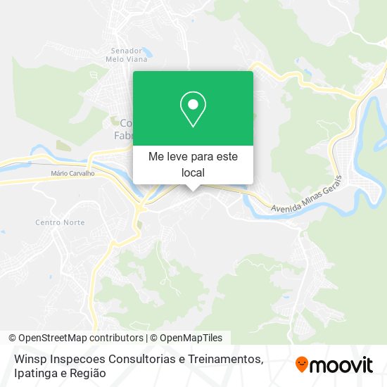 Winsp Inspecoes Consultorias e Treinamentos mapa