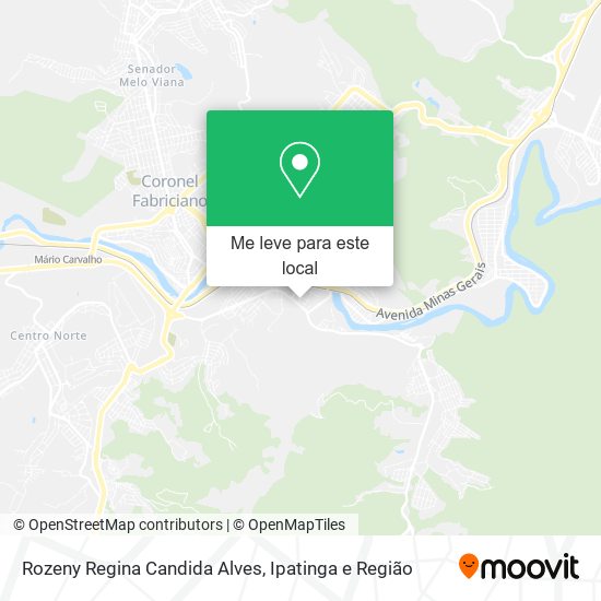 Rozeny Regina Candida Alves mapa