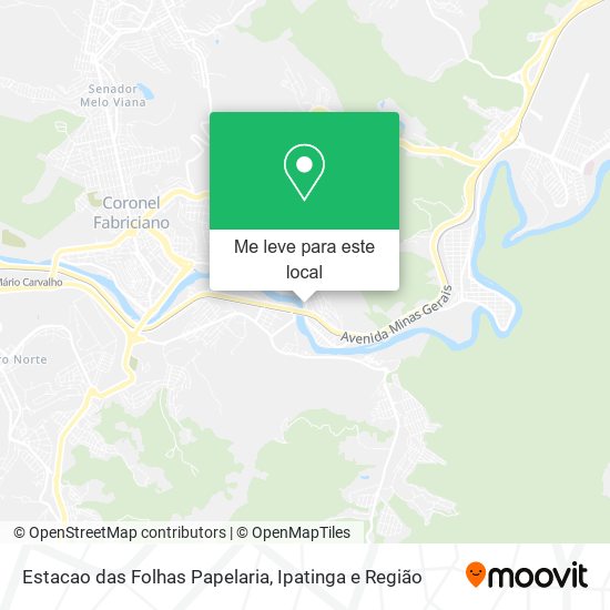 Estacao das Folhas Papelaria mapa