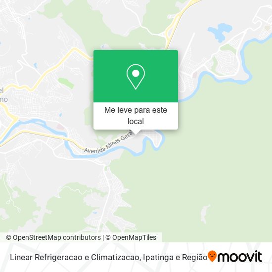 Linear Refrigeracao e Climatizacao mapa