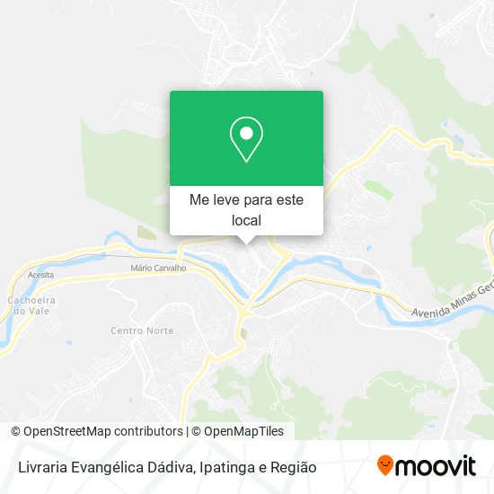 Livraria Evangélica Dádiva mapa