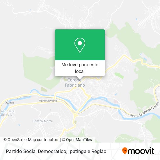 Partido Social Democratico mapa