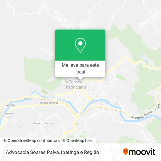 Advocacia Soares Paiva mapa