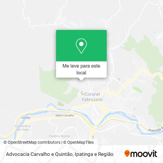 Advocacia Carvalho e Quintão mapa