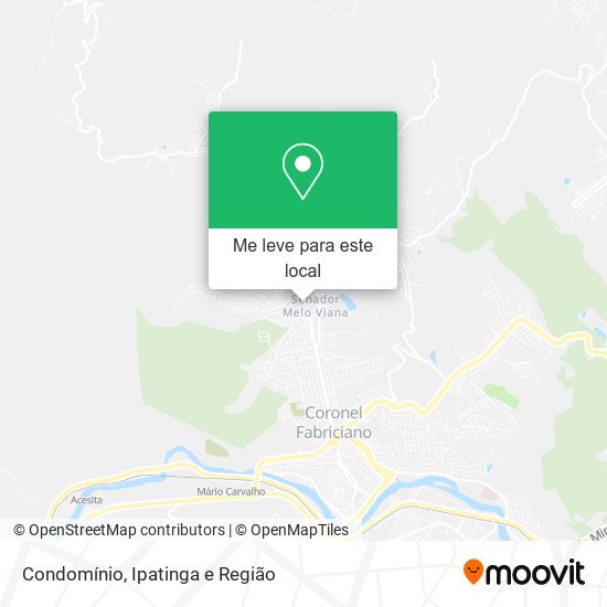 Condomínio mapa