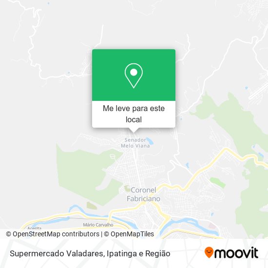 Supermercado Valadares mapa