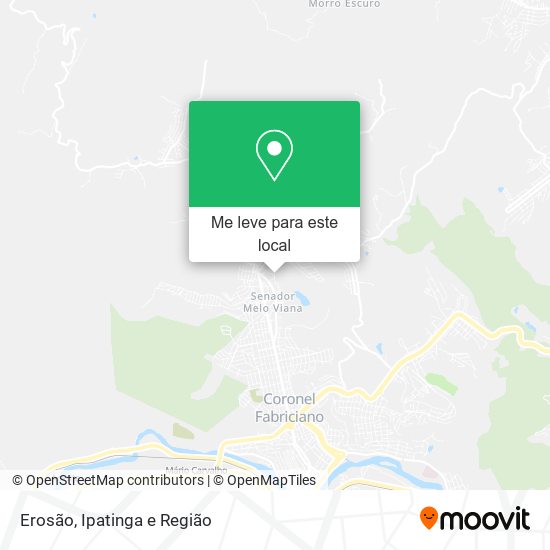 Erosão mapa