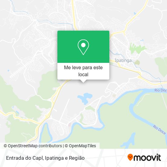 Entrada do Capl mapa