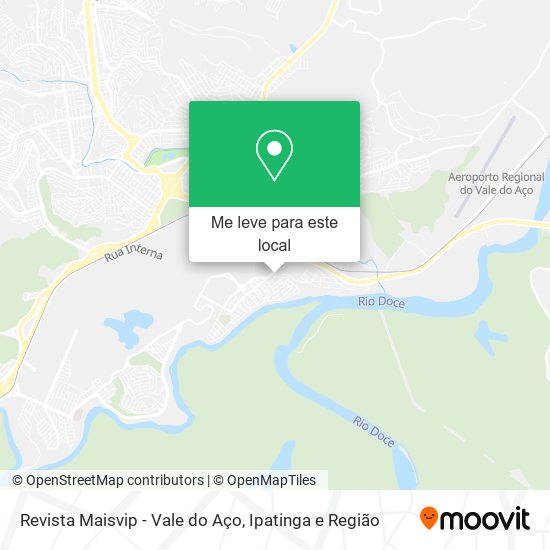 Revista Maisvip - Vale do Aço mapa