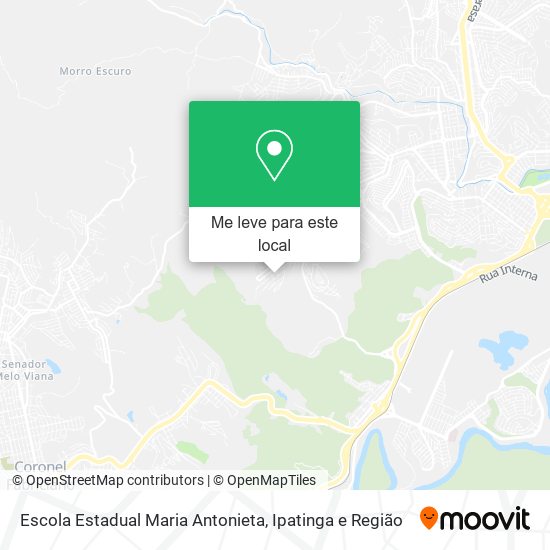 Escola Estadual Maria Antonieta mapa