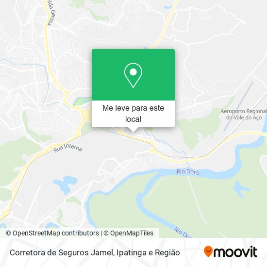 Corretora de Seguros Jamel mapa