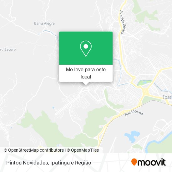 Pintou Novidades mapa