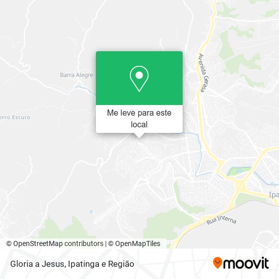 Gloria a Jesus mapa