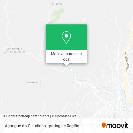 Açougue do Claudinho mapa