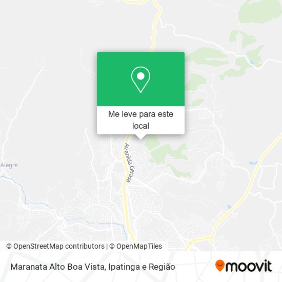Maranata Alto Boa Vista mapa