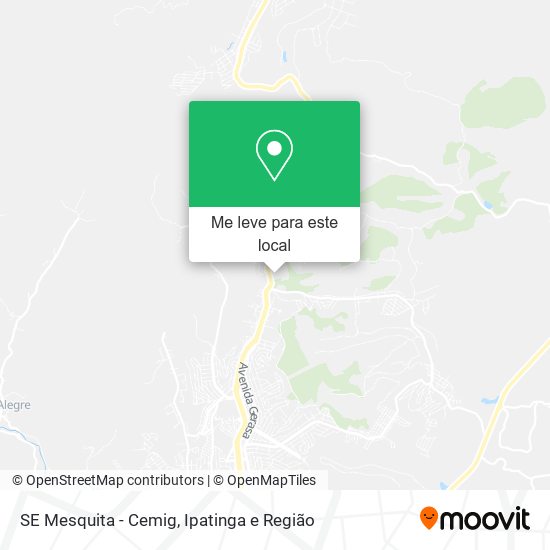 SE Mesquita - Cemig mapa