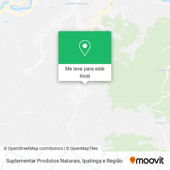 Suplementar Produtos Naturais mapa