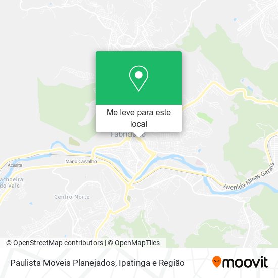 Paulista Moveis Planejados mapa