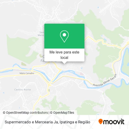 Supermercado e Mercearia Ja mapa