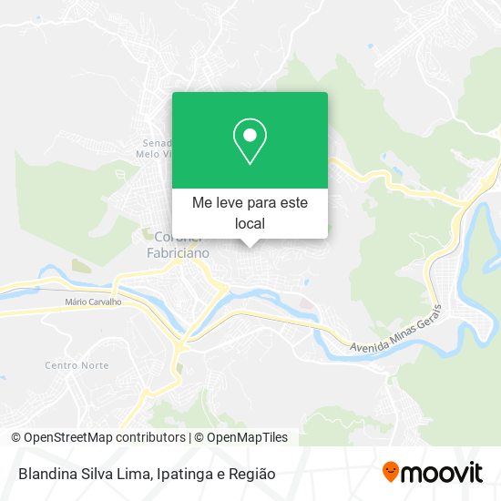Blandina Silva Lima mapa
