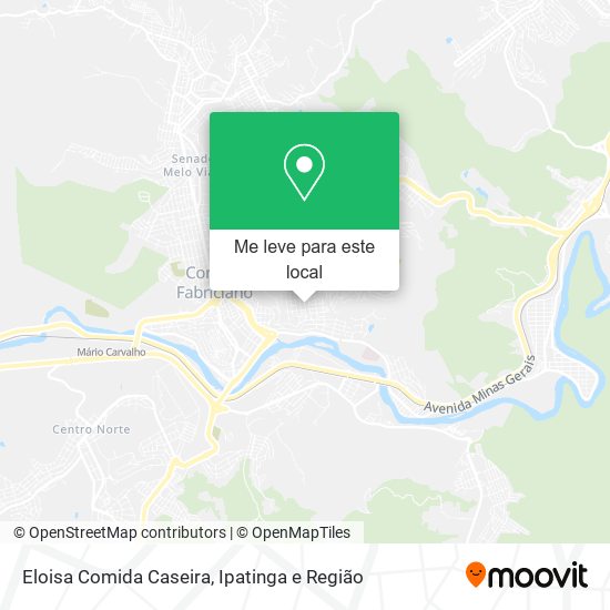 Eloisa Comida Caseira mapa
