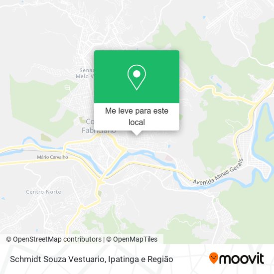 Schmidt Souza Vestuario mapa