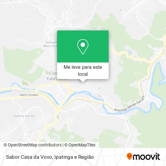 Sabor Casa da Vovo mapa