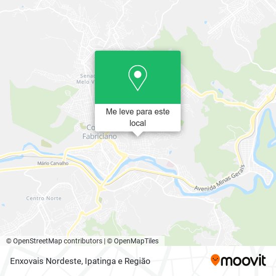 Enxovais Nordeste mapa