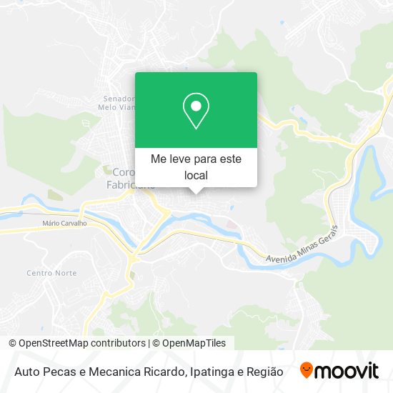 Auto Pecas e Mecanica Ricardo mapa