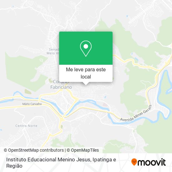 Instituto Educacional Menino Jesus mapa