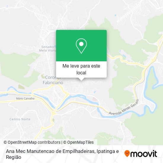 Ana Mec Manutencao de Empilhadeiras mapa