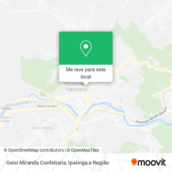 Geisi Miranda Confeitaria mapa